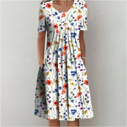 Emma - Robe Élégante en Coton