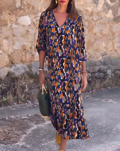 ASIRA - ROBE IMPRIMÉE BOHO