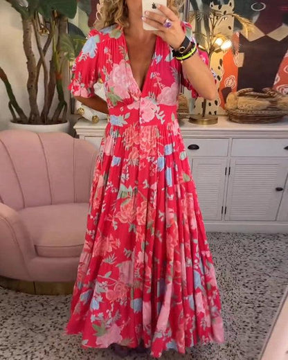 Floriana | Robe Fleurie Vibrante
