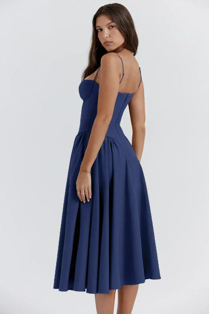 Elara | Robe d'Été Élégante à Corset