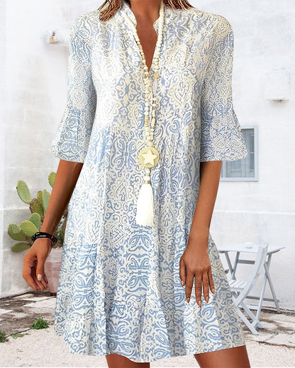 Generosa - Élégante robe à manches mi-longues pour les occasions festives