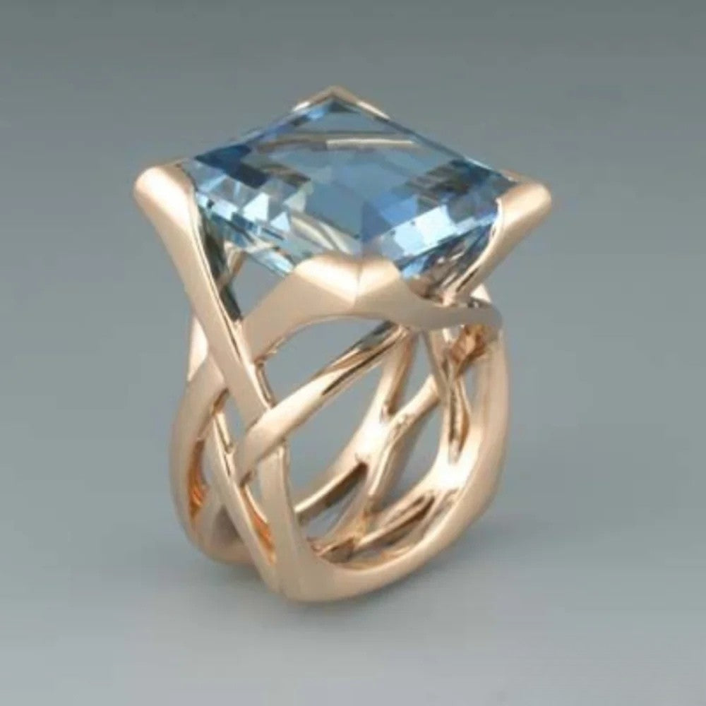 Klora – Bague classique avec motif de roses