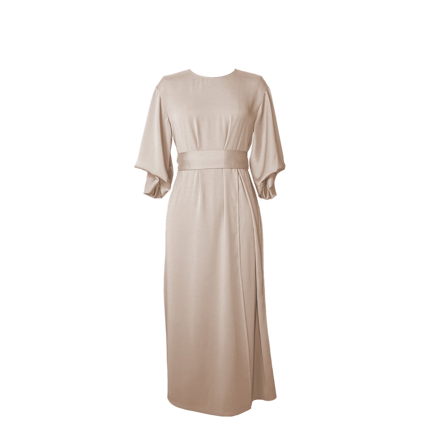 Robe élégante avec manches bouffantes