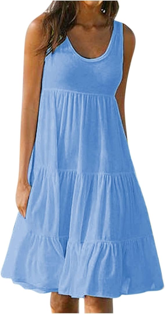 Layla™ - Robe Mini Sans Manches Boho