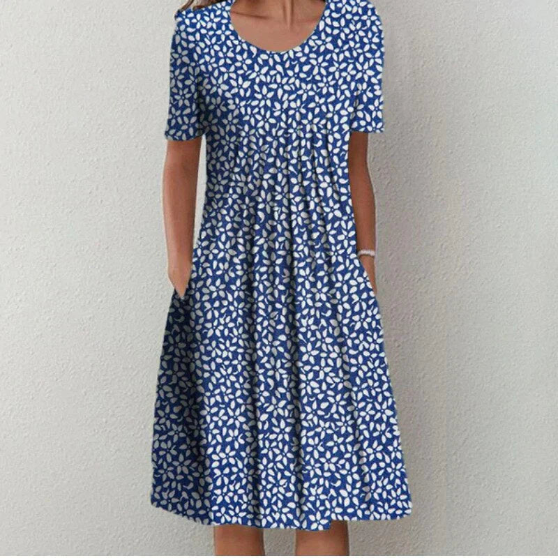 Emma - Robe Élégante en Coton
