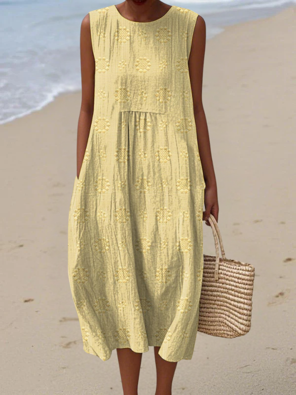 Rosa | Embroidered Midi Dress
