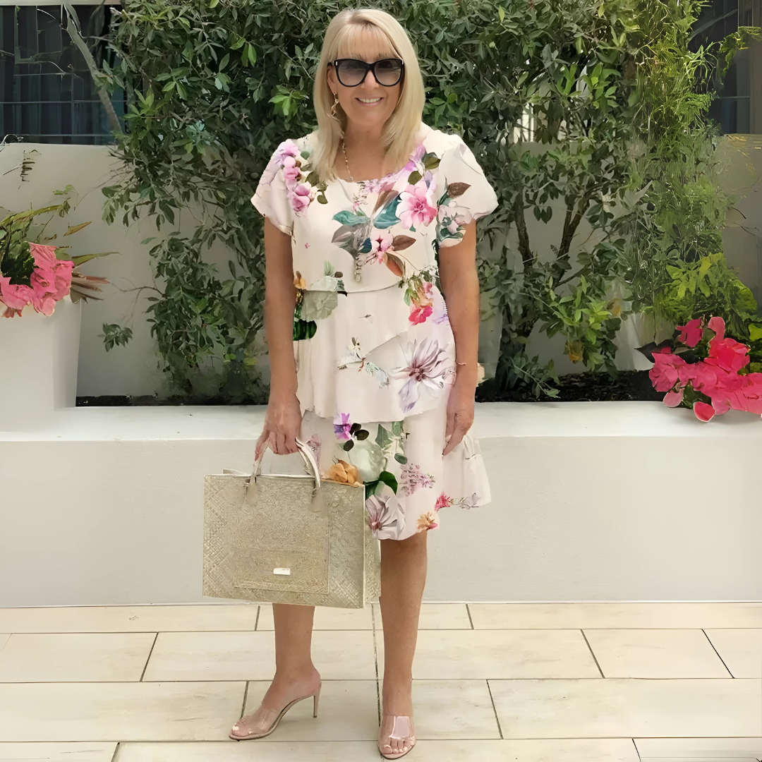 Lina™ - Robe Fluide à Imprimé Floral