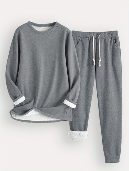 RILEY – ENSEMBLE DE LOUNGE EN POLAIRE AVEC DOUBLURE