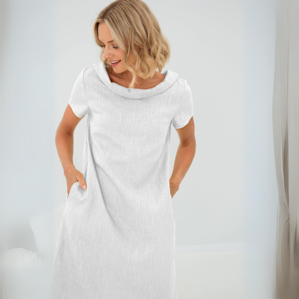 Lara – Robe d'été légère en lin