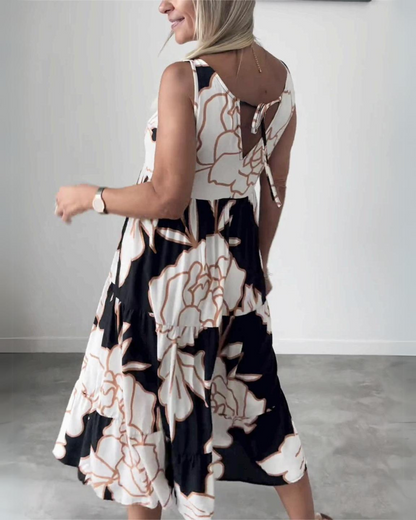 GRACE - ROBE BOHO FLORALE ÉLÉGANTE