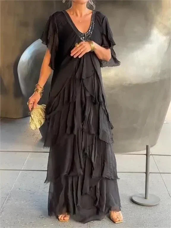 Vanessa | Robe d'Été en Couches avec Style