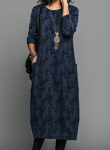 Alisha – Robe à Manches Longues Imprimée