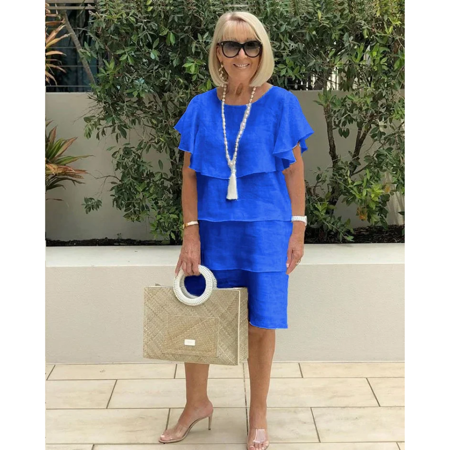 Yvonne – charmante robe à volants en couches