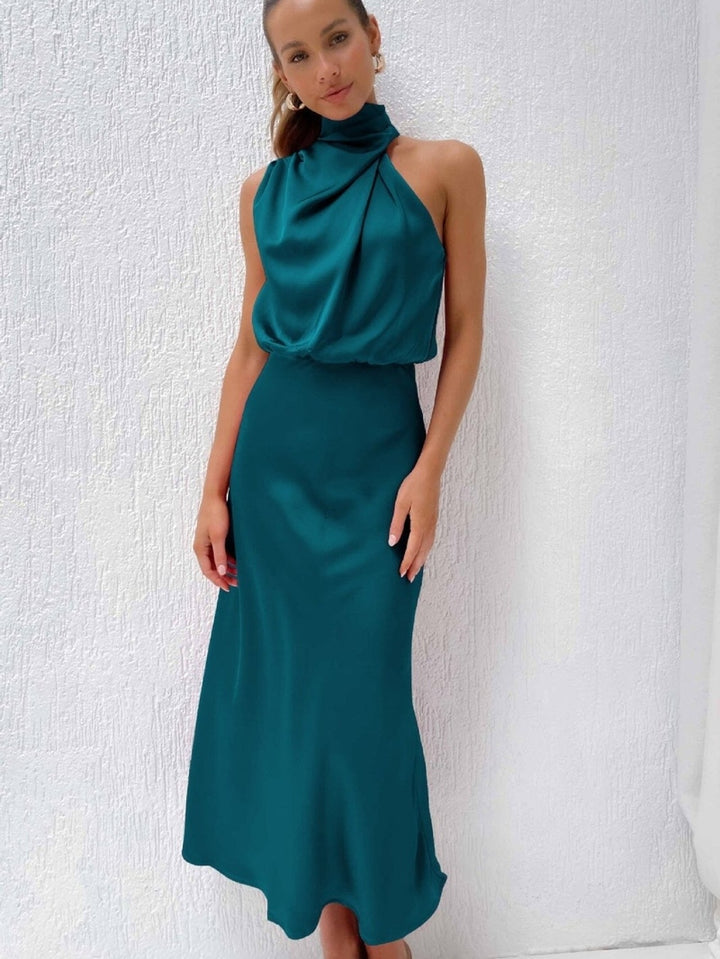 Robe en Soie Élégante Grace