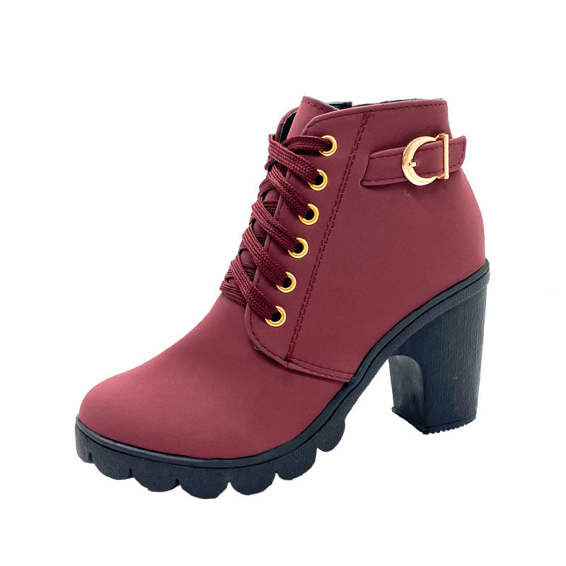Stivali con Tacco Chunky da Donna