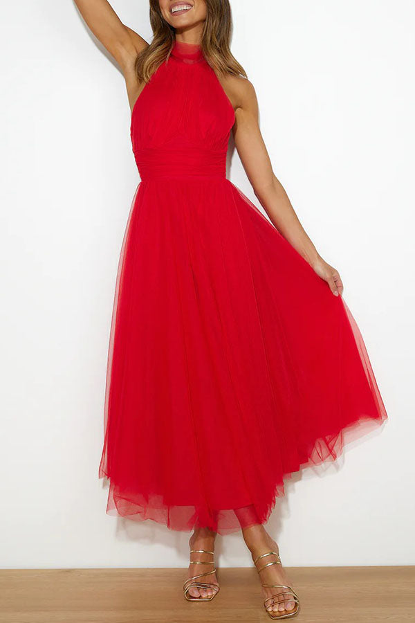 Phoebe - Robe Midi avec Jupe Longue