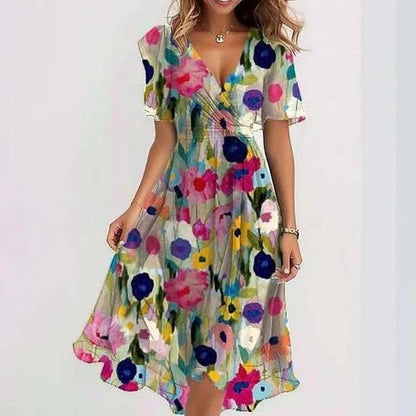 Inès | Robe d'été Chic Elegant pour femme | Mixi