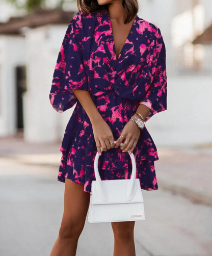 Valeria - Robe Mini Florale Bohème