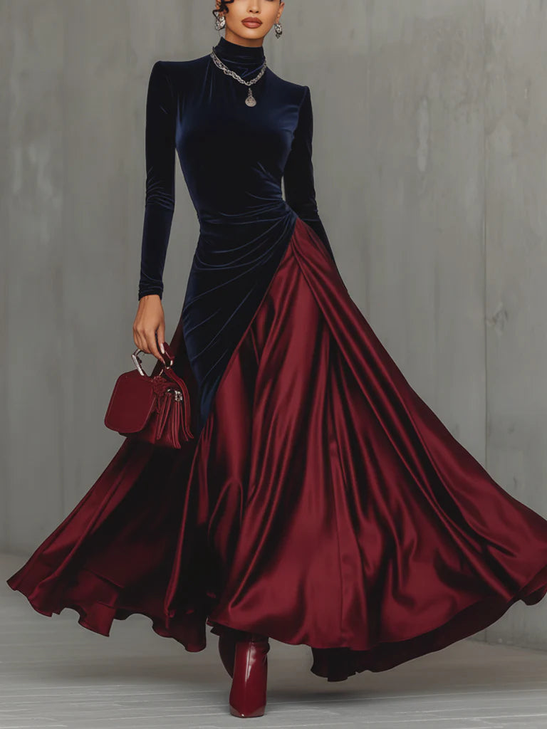 Lira ❘ Robe longue bicolore
