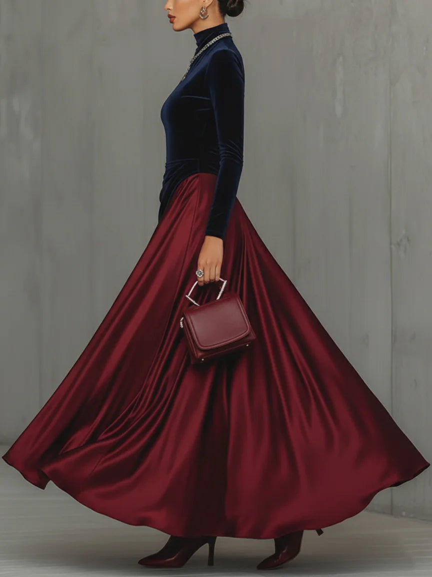 Lira ❘ Robe longue bicolore