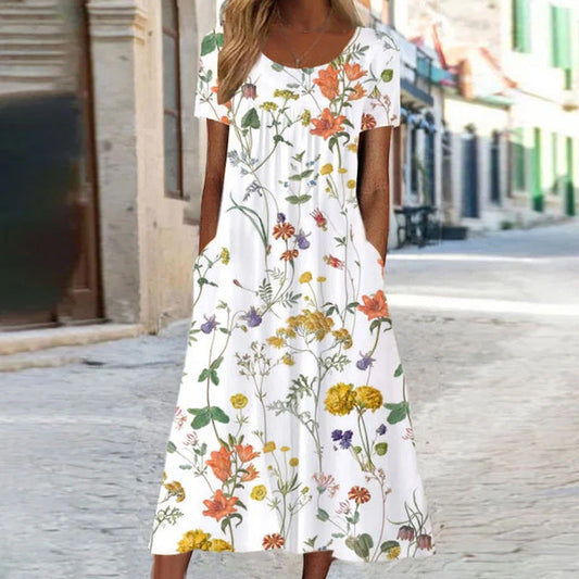 Riley | Robe d'Été Décontractée avec Poches