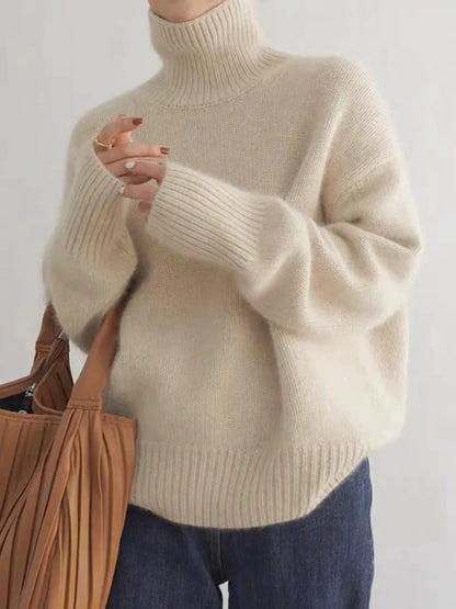 Marianne™ - Pull Col Roulé Luxe