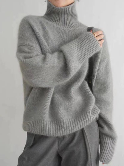 Alecia | Pull en Cachemire de Luxe pour Femmes avec Col Roulé | Élégance Intemporelle