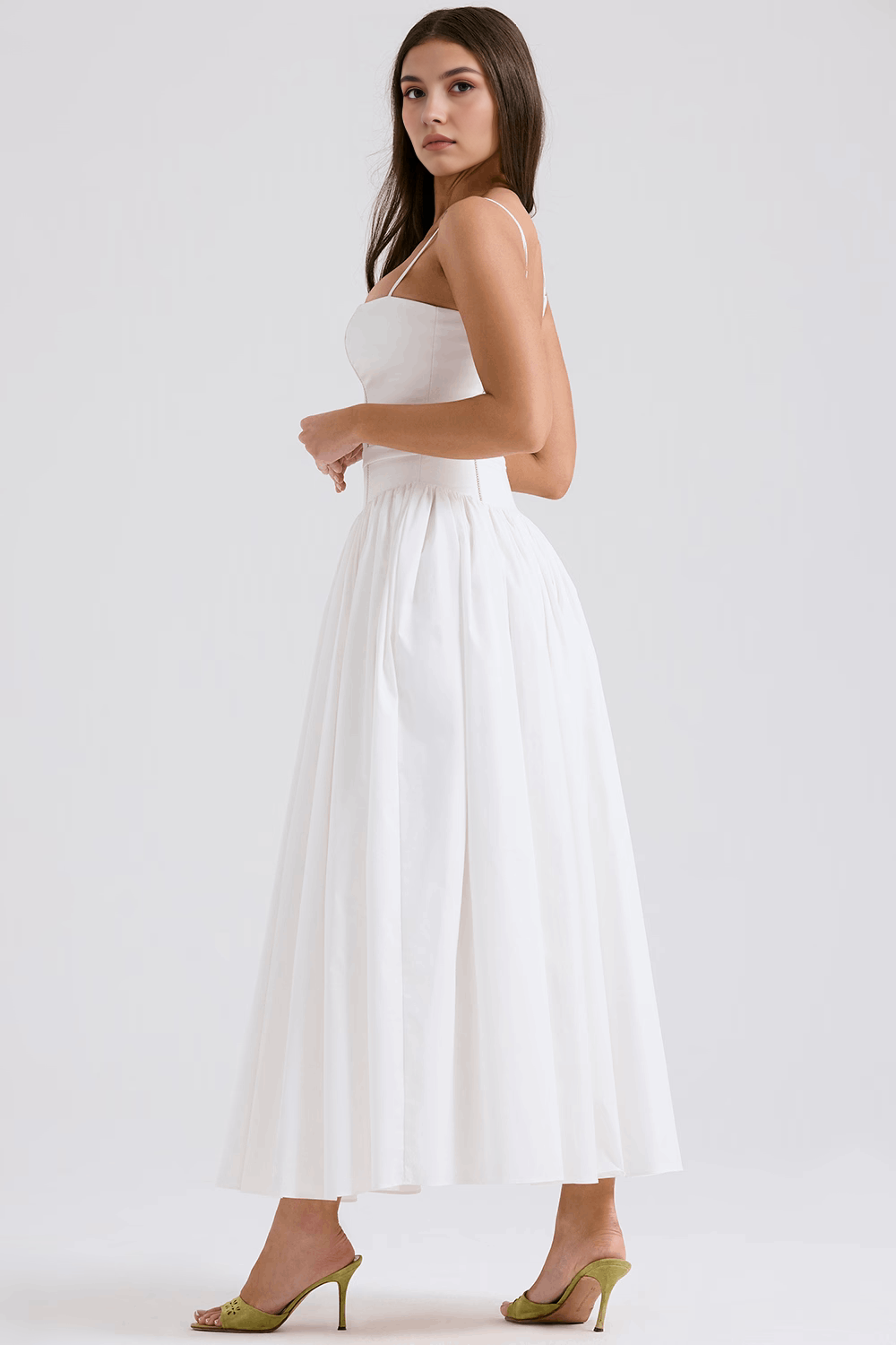 VIOLETTA - Robe Midi Posy