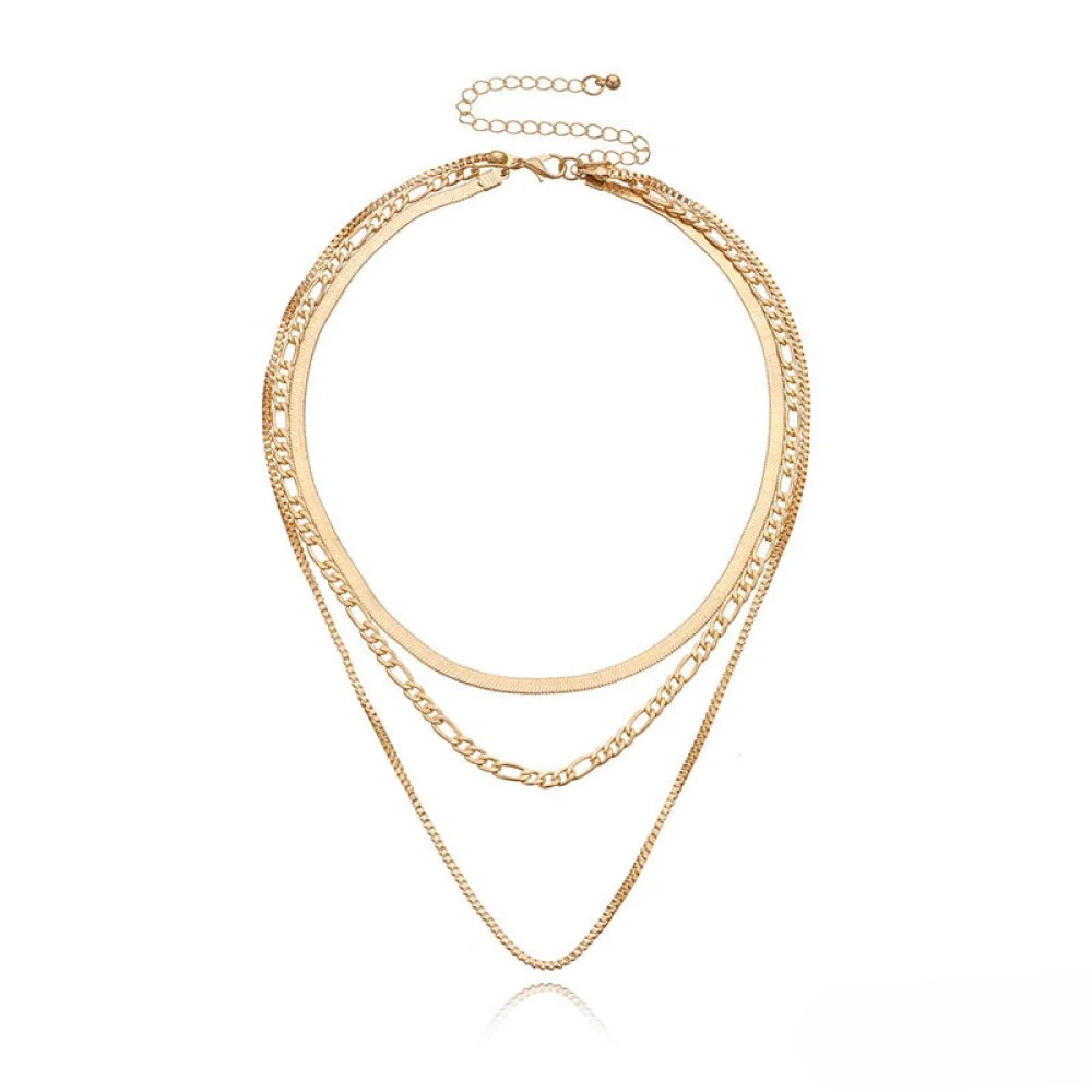 Noara – Collier à trois couches de style vintage