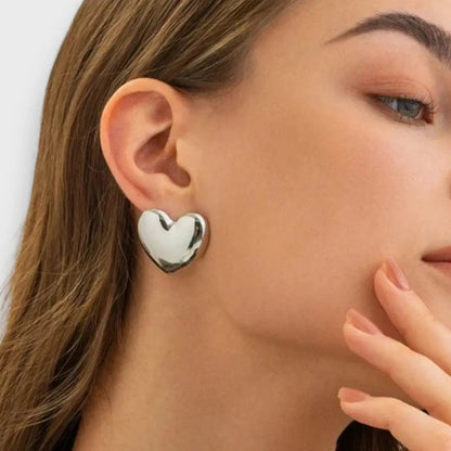 Harpy – Boucles d'oreilles en forme de cœur