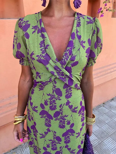 Charlotte | Belle robe imprimée pour femme