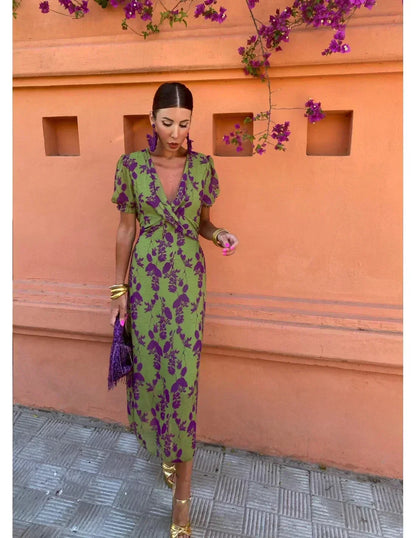 Charlotte | Belle robe imprimée pour femme