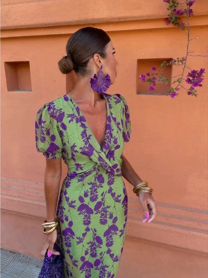 Charlotte | Belle robe imprimée pour femme