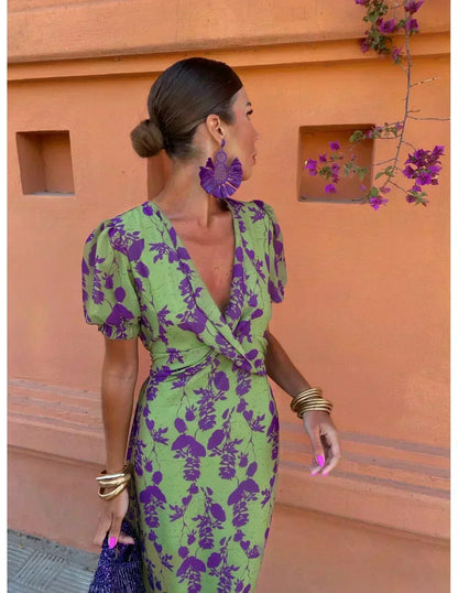 Charlotte | Belle robe imprimée pour femme