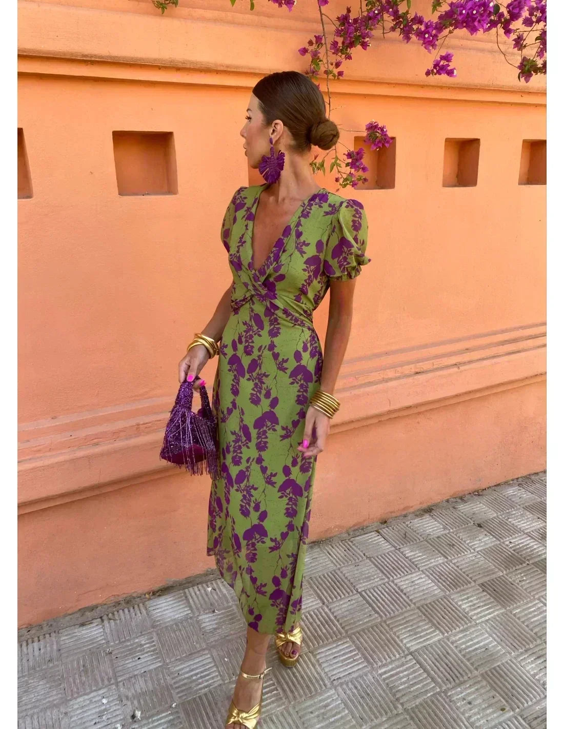 Charlotte | Belle robe imprimée pour femme