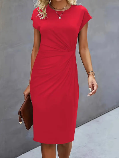 Reilly – Robes midi femme avec nœud devant
