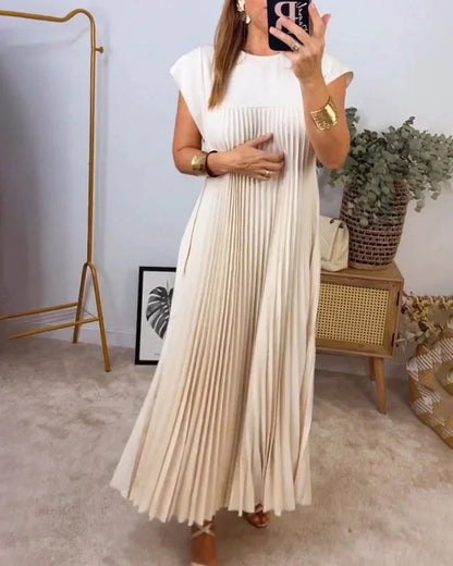 Tascha™ - Robe Sans Manches avec Plis
