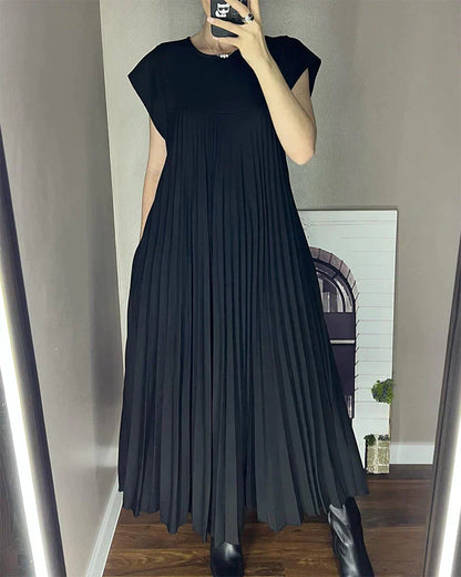 Tascha™ - Robe Sans Manches avec Plis
