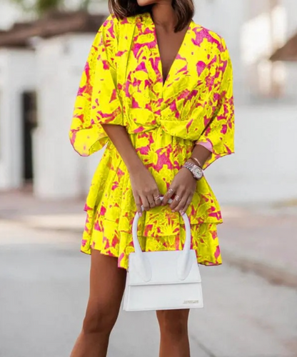 Valeria - Robe Mini Florale Bohème