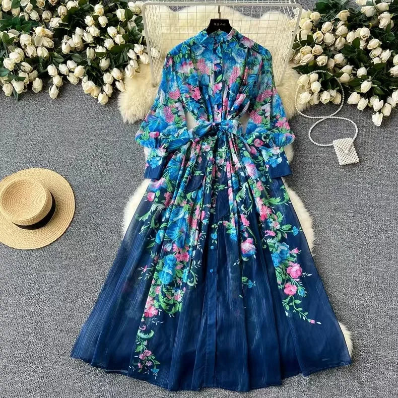 Lucy | Robe d'Été Florale Bohémienne