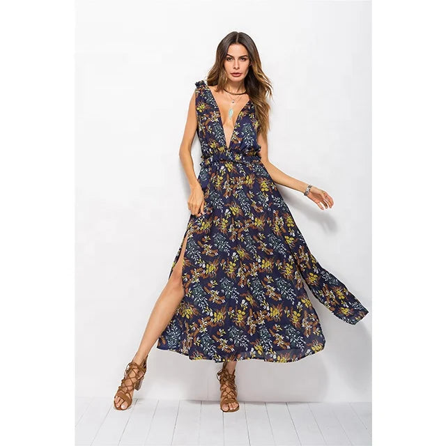 Lourie | Élégant Robe Maxi de Plage