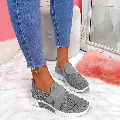 Christine - Chaussures plates élégantes avec fermeture Velcro pour femmes