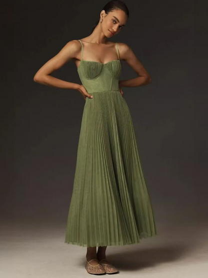 Zoe - Robe de Soirée Sans Manches Élégante à Dos Ouvert