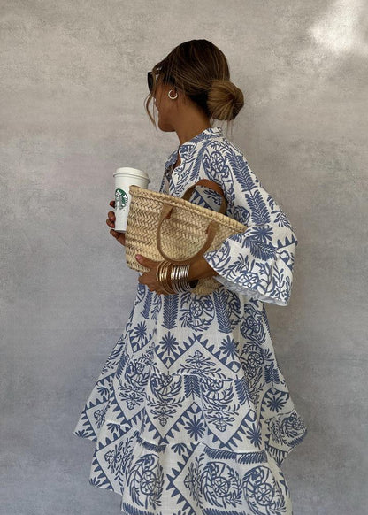 Anjie | Robe Tunique Boho Décontractée