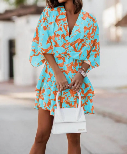 Valeria - Robe Mini Florale Bohème
