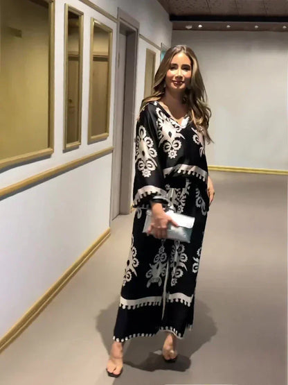 MILANI – ENSEMBLE PANTALONS À IMPRIMÉ IRRÉGULIER