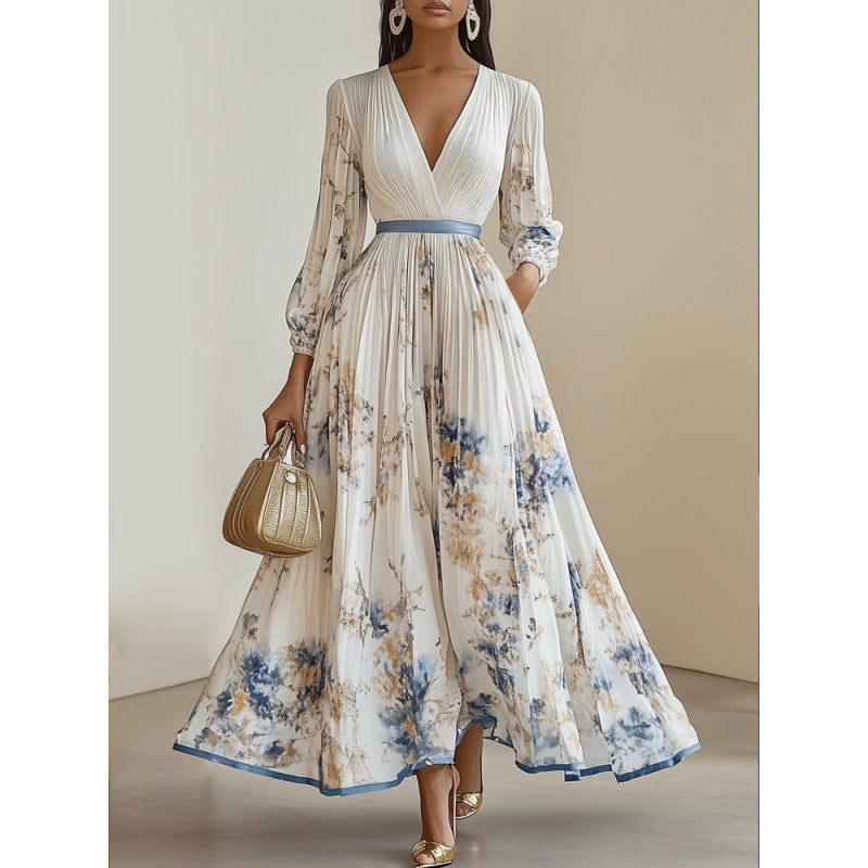 Charmaine | Robe Élégante avec Plis