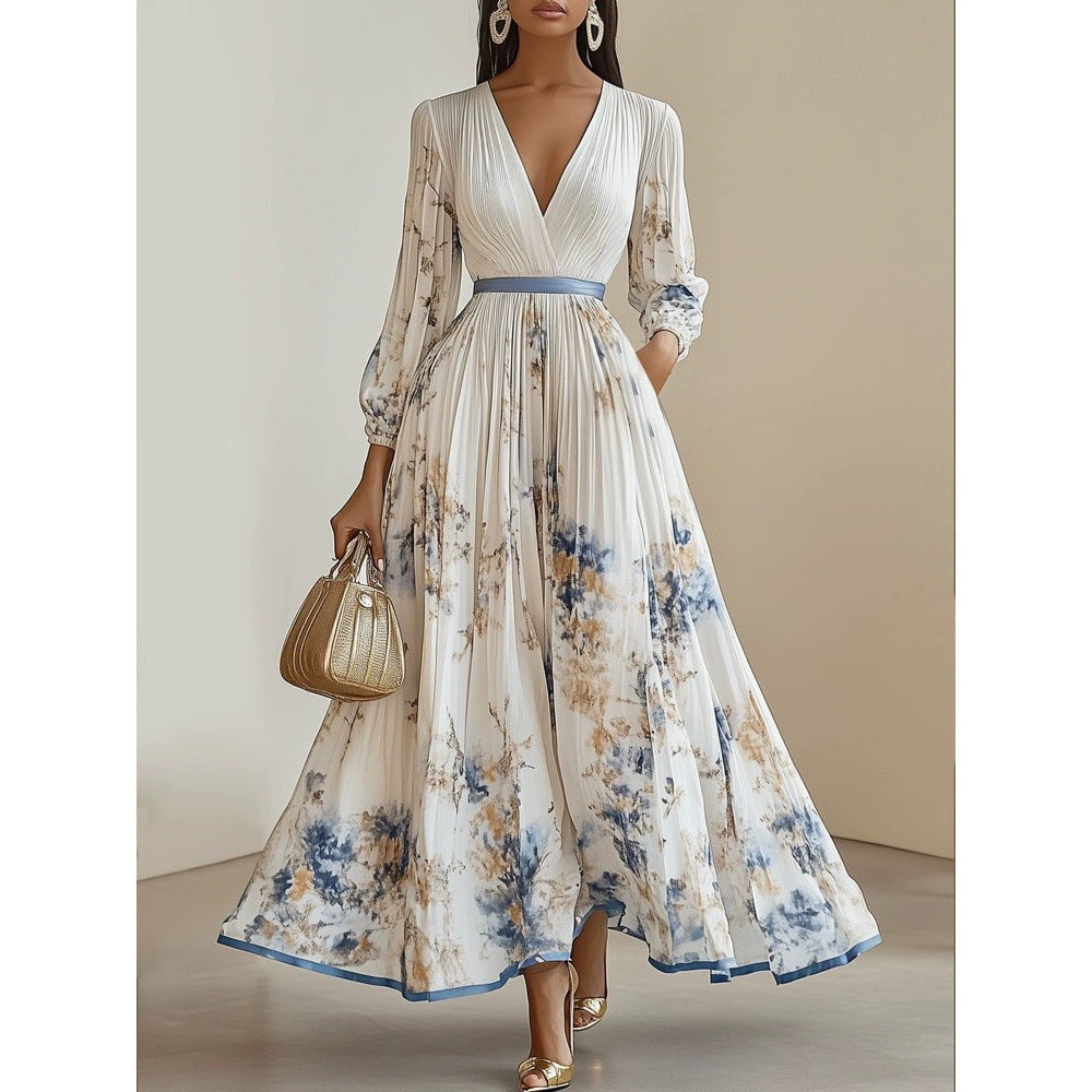 Charmaine | Robe Élégante avec Plis