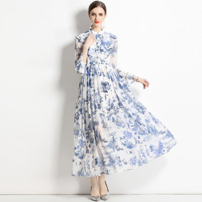 Gabby | Robe Élégante avec Imprimé à L'Encre