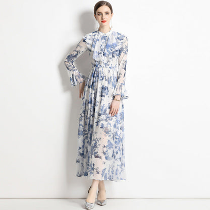 Gabby | Robe Élégante avec Imprimé à L'Encre